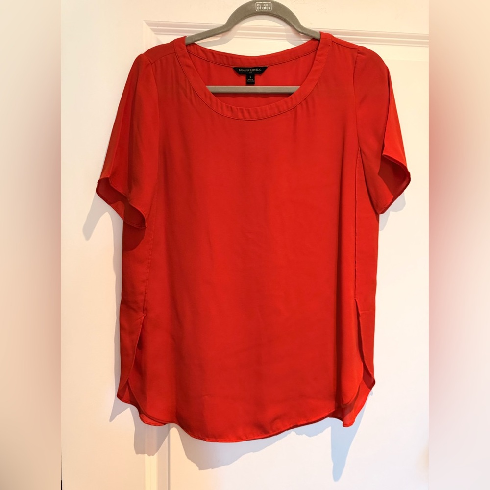 Banana Republic red dress top S